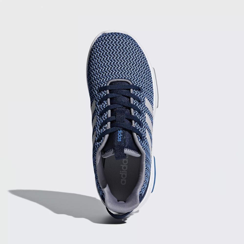 Adidas Cloudfoam Racer TR Tenis Azules Para Niño (MX-35658)